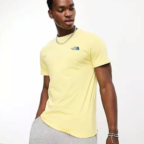 

Футболка The North Face Simple Dome Small Logo, желтый
