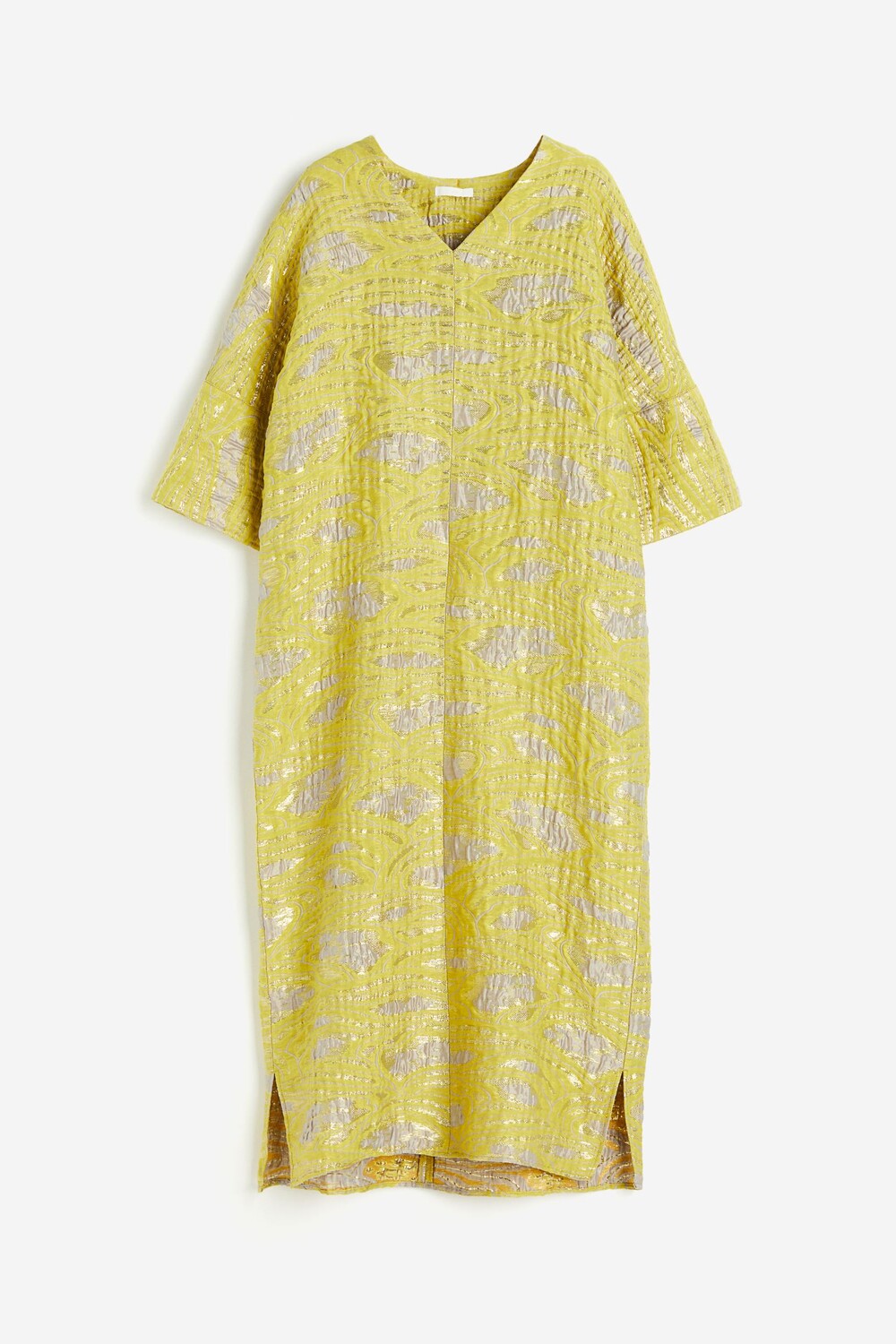 

Платье H&M Brocade Kaftan, желтый