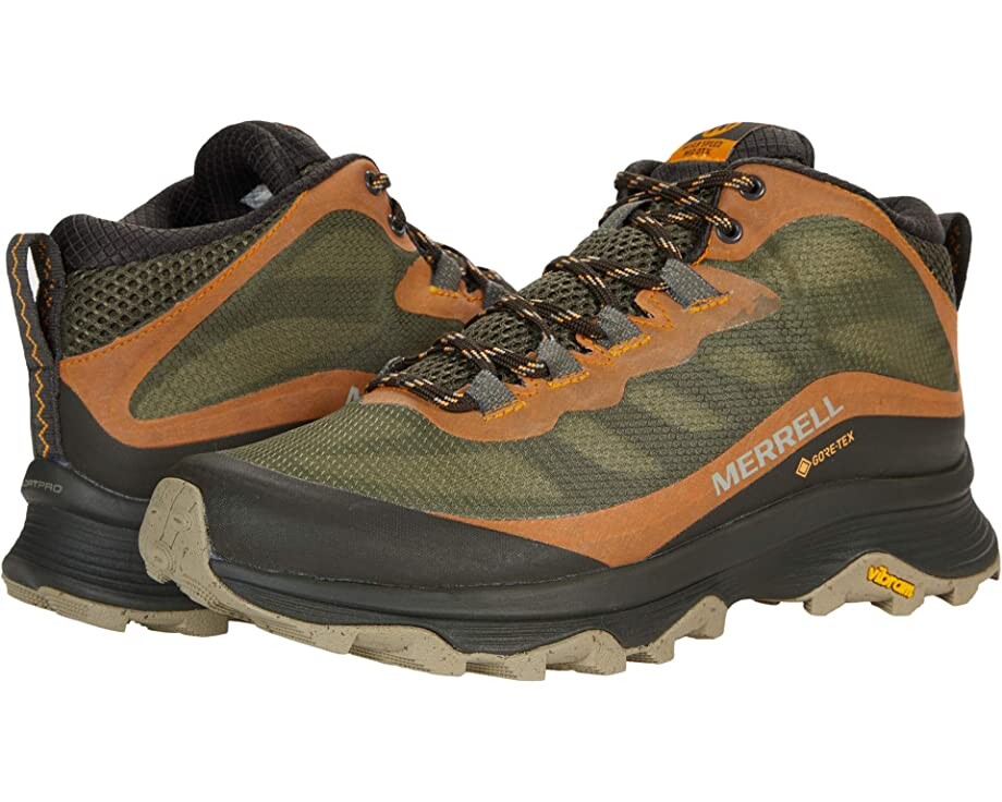 

Кроссовки Moab Speed Mid GORE-TEX Merrell, лишайник