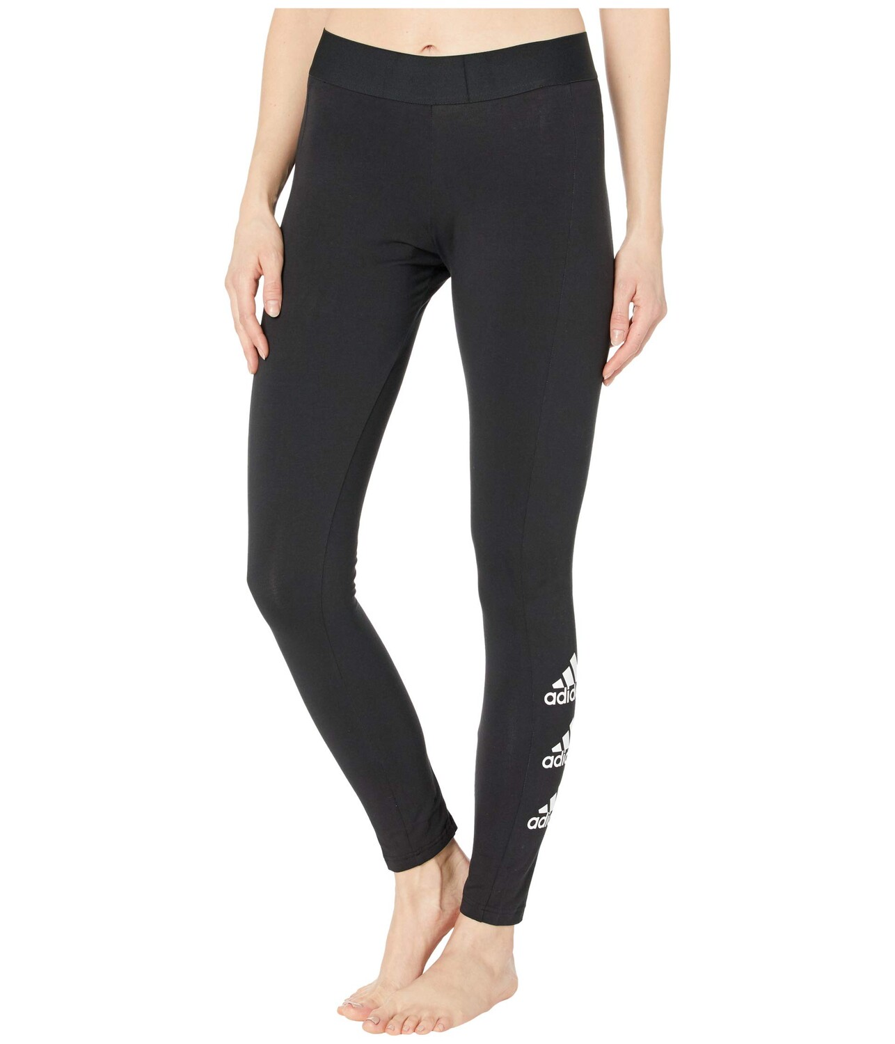 

Тайтсы adidas, Stacked Logo Cotton Tights, Серый