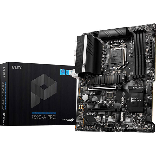 

Материнская плата MSI Z590-A PRO, DDR4, черный