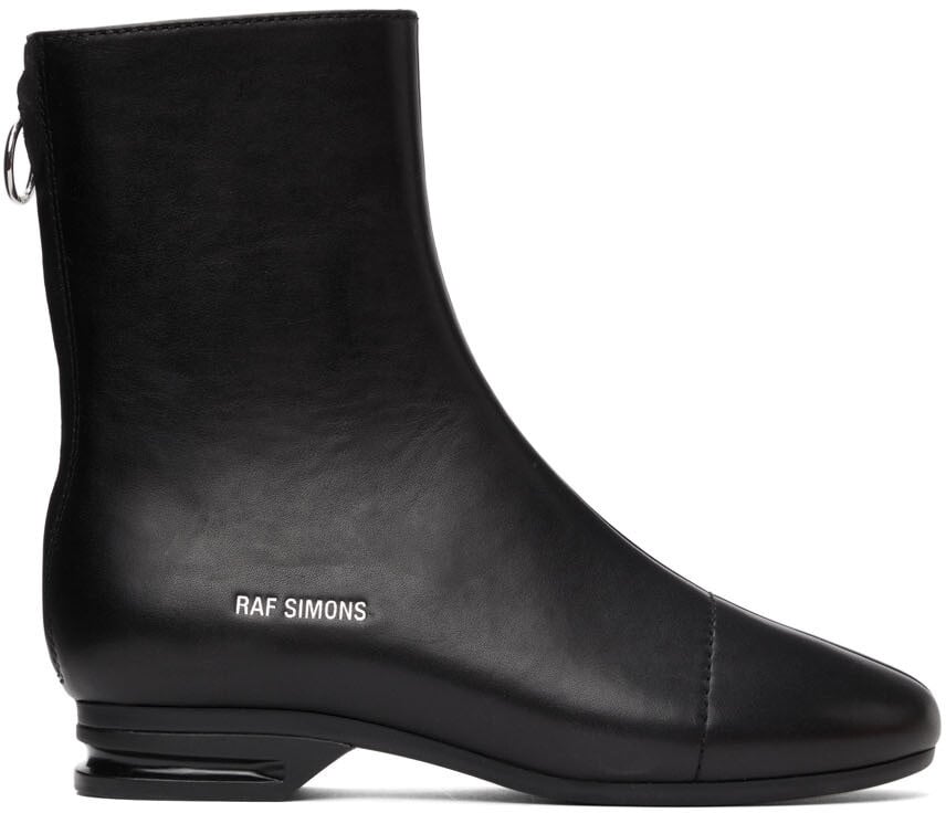 

Черные ботинки на молнии 2001 года Raf Simons