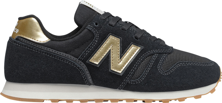 New balance black and sales gold 373