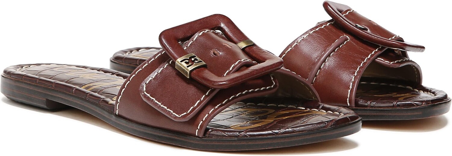 

Сандалии на плоской подошве Gaige Sam Edelman, цвет Maple Bourbon