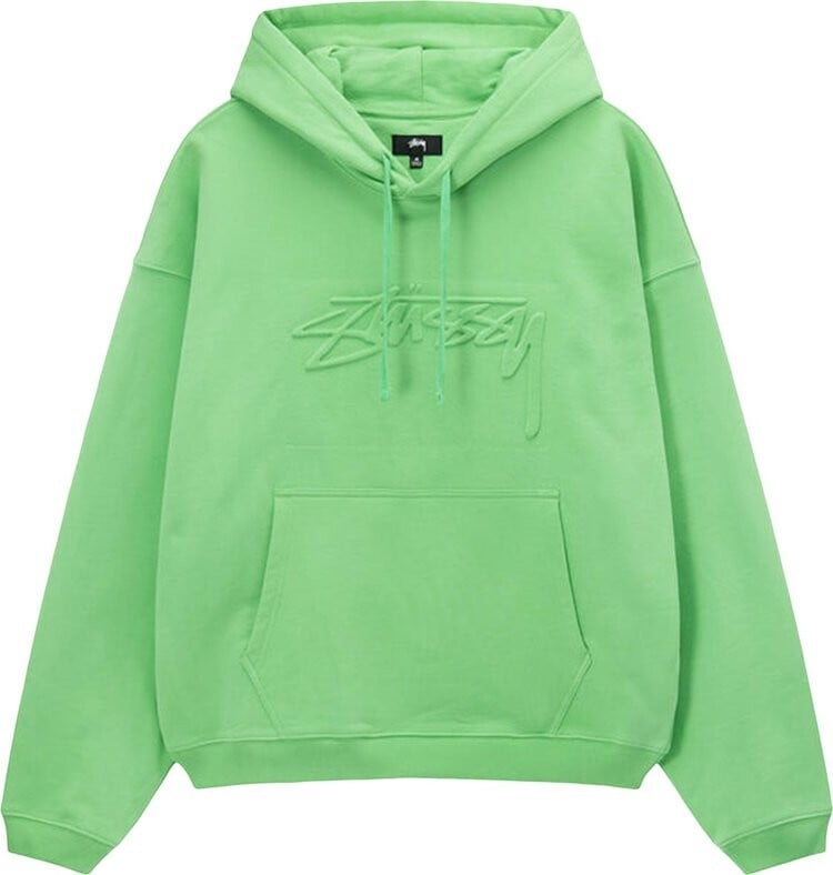 

Худи Stussy Relaxed Oversized Hoodie 'Green', зеленый