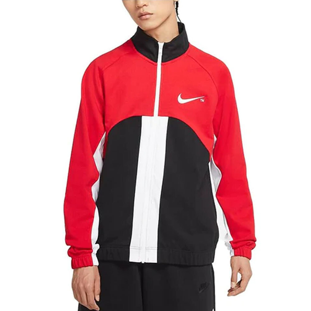 

Куртка Nike Swoosh Zip Contrast Color, красный/черный