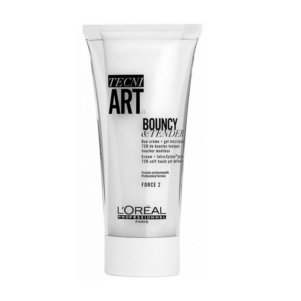 L'Oreal Professionnel Tecni Art Bouncy & Tender гель + крем для упругости и нежности локонов Force 2 150мл цена и фото