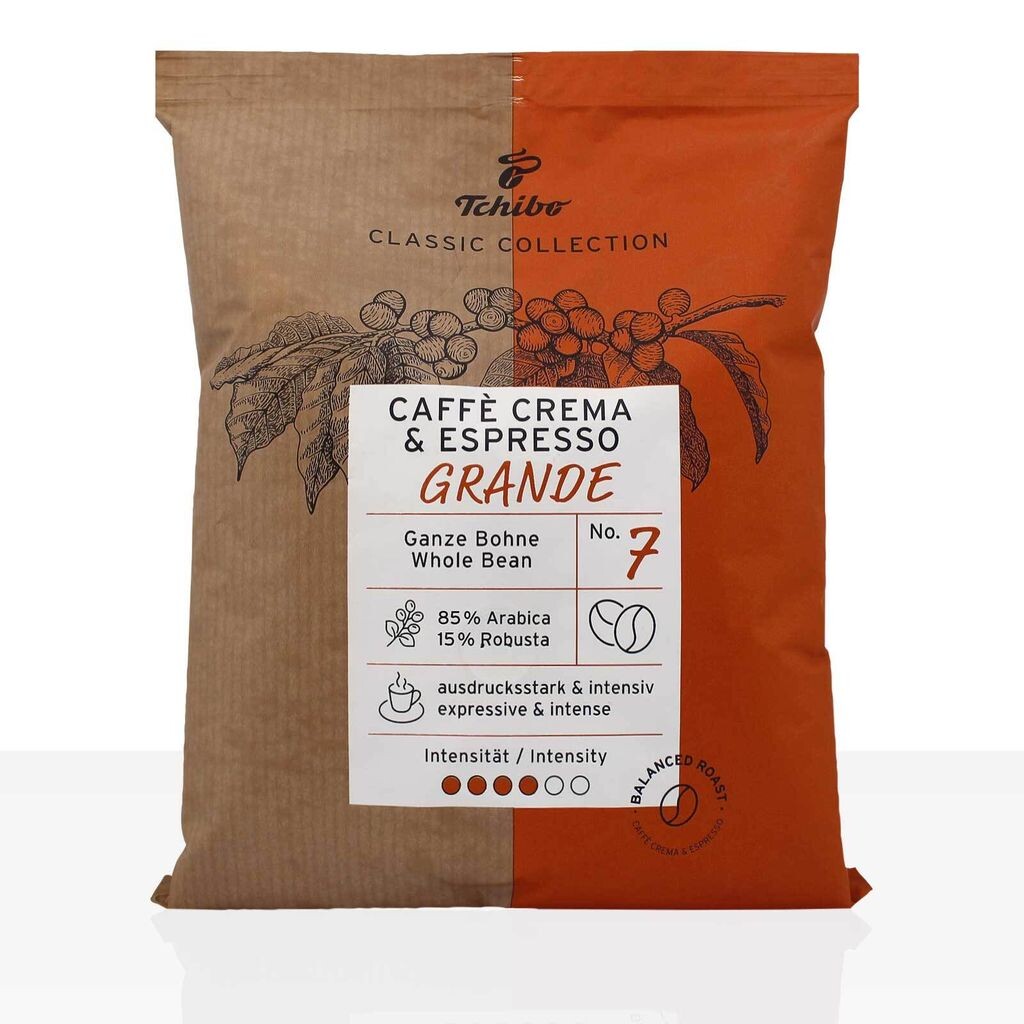 

Tchibo Grande Caffe Crema Espresso - 10 кофейных зерен по 500 г