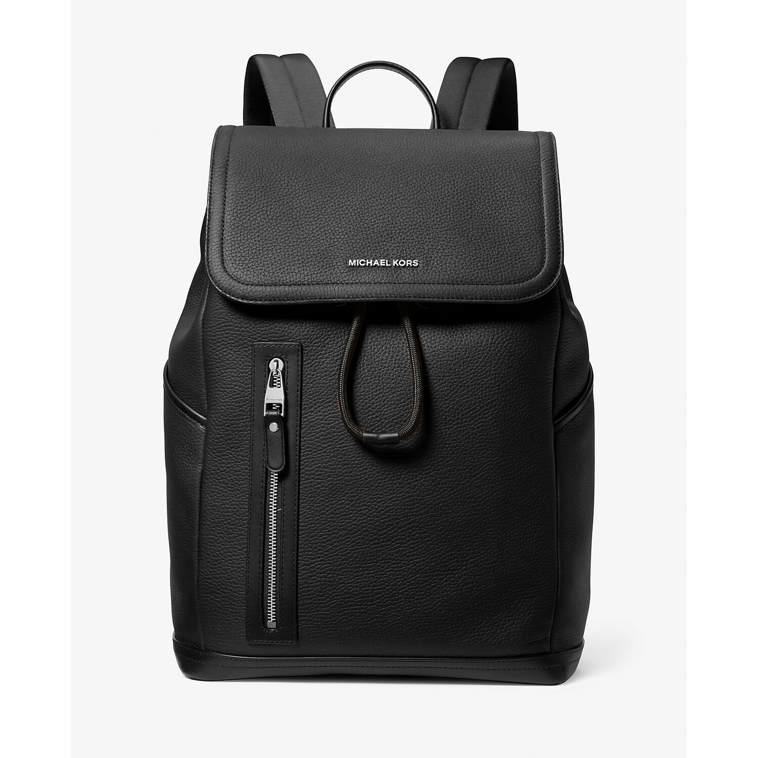 

Рюкзак Michael Kors Hudson Pebbled Leather Utility, черный