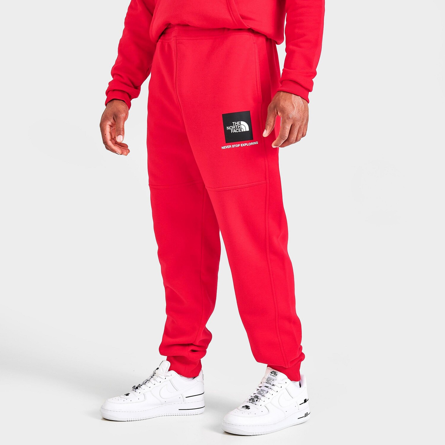 

Мужские брюки-джоггеры с нашивкой The North Face Heritage, красный