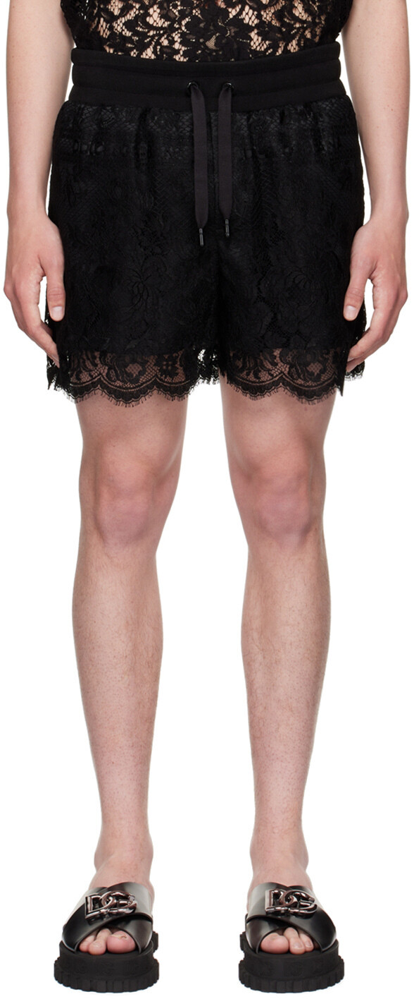 

Черные шорты из вискозы Dolce & Gabbana