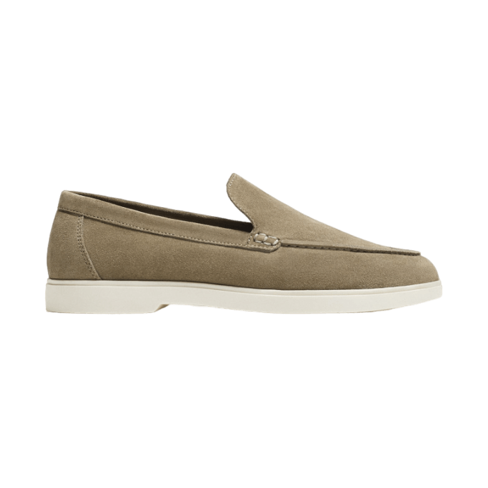 

Лоферы Zara Sporty Split Suede, светло-коричневый