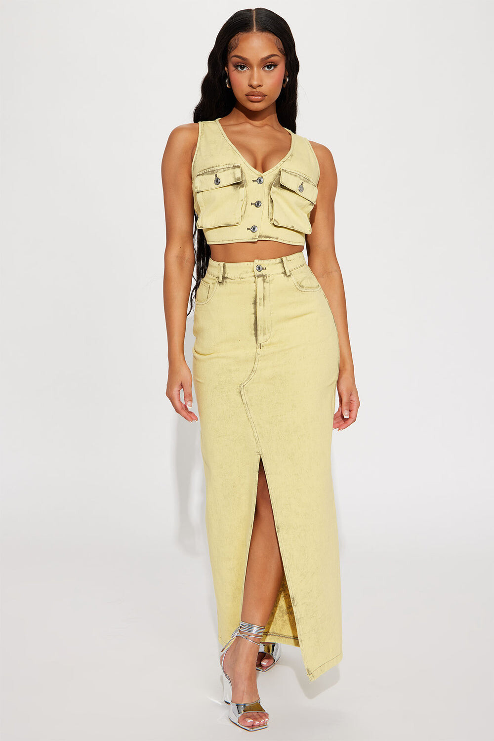 

Юбка Fashion Nova TS1789C, желтый