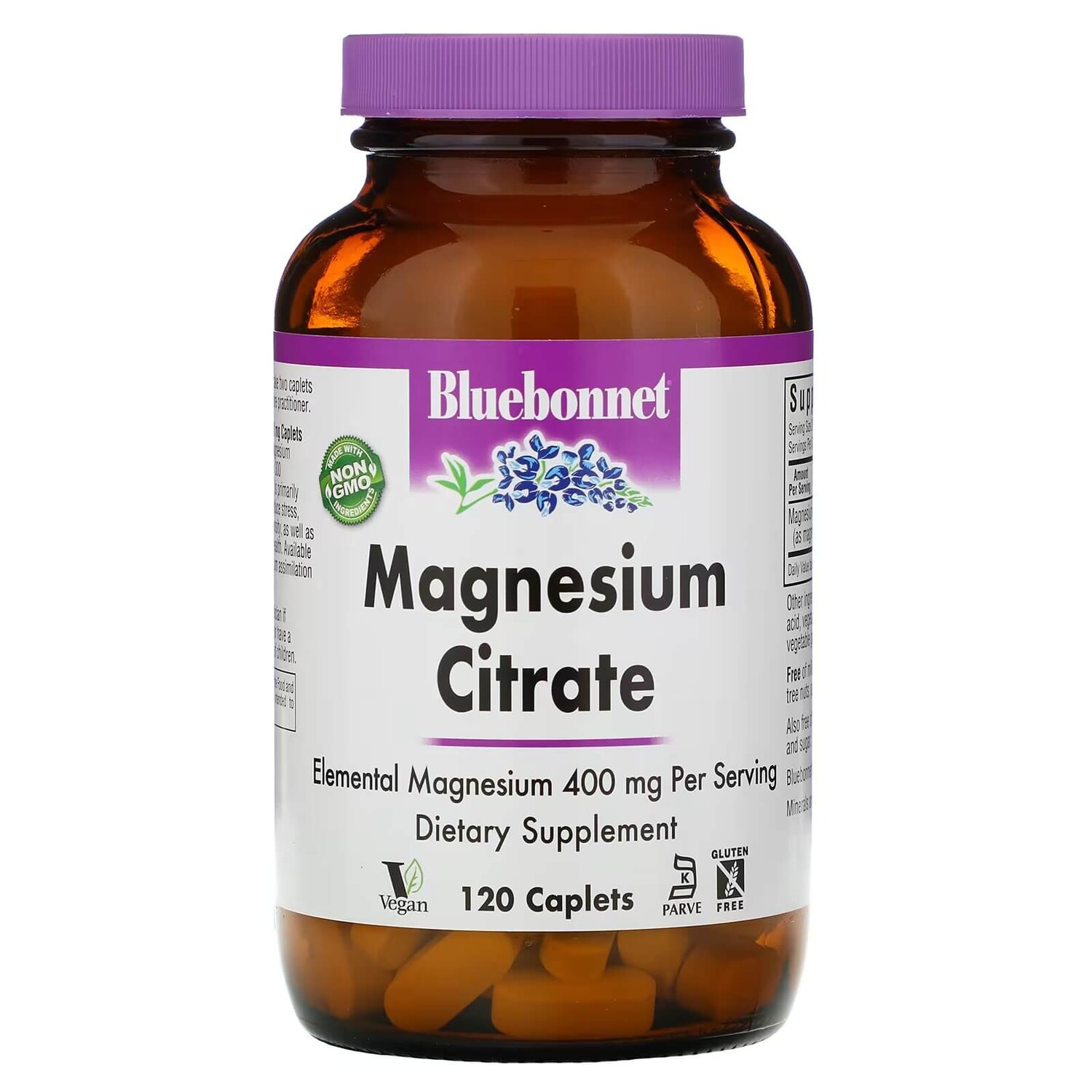 

Цитрат магния Bluebonnet Nutrition, 120 капсул