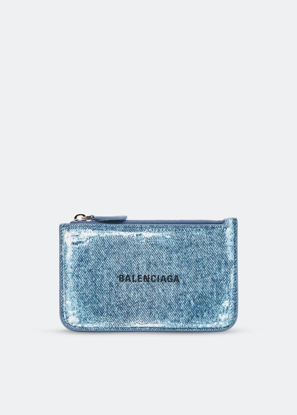 

Картхолдер BALENCIAGA Long cash coin & cardholder, синий
