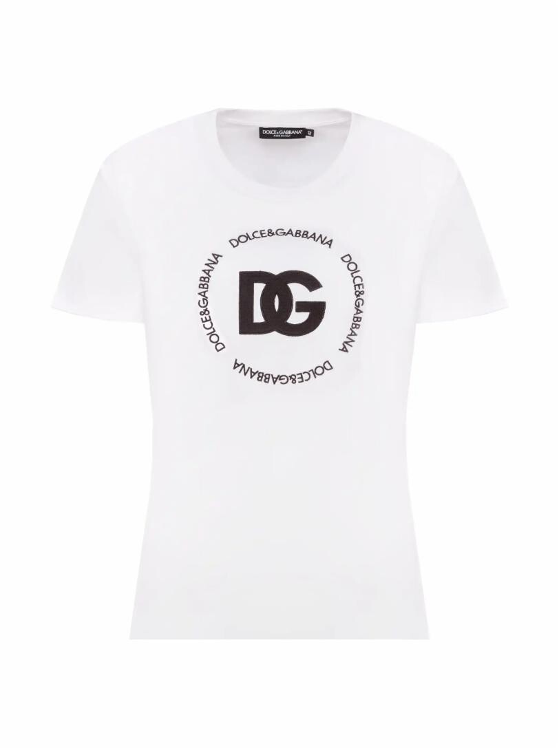 

Хлопковая футболка с логотипом Dolce&Gabbana