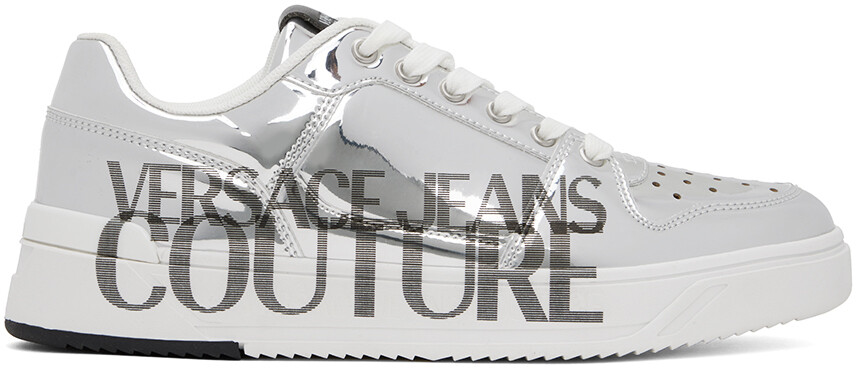 

Серебряные кроссовки Starlight Versace Jeans Couture