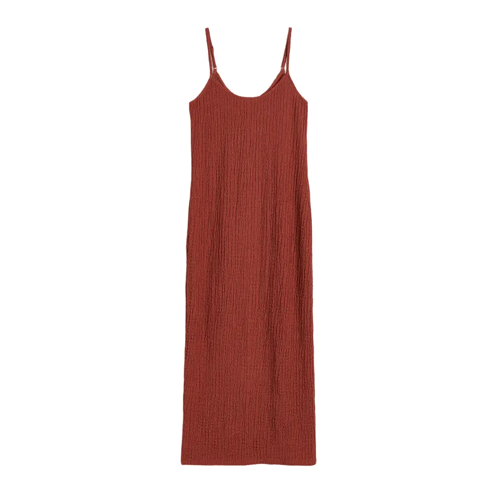 

Платье N&M Crinkled Jersey, кирпично-красный