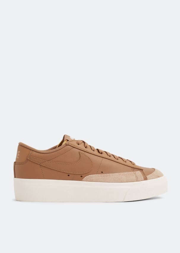

Кроссовки NIKE Blazer Low Platform sneakers, коричневый