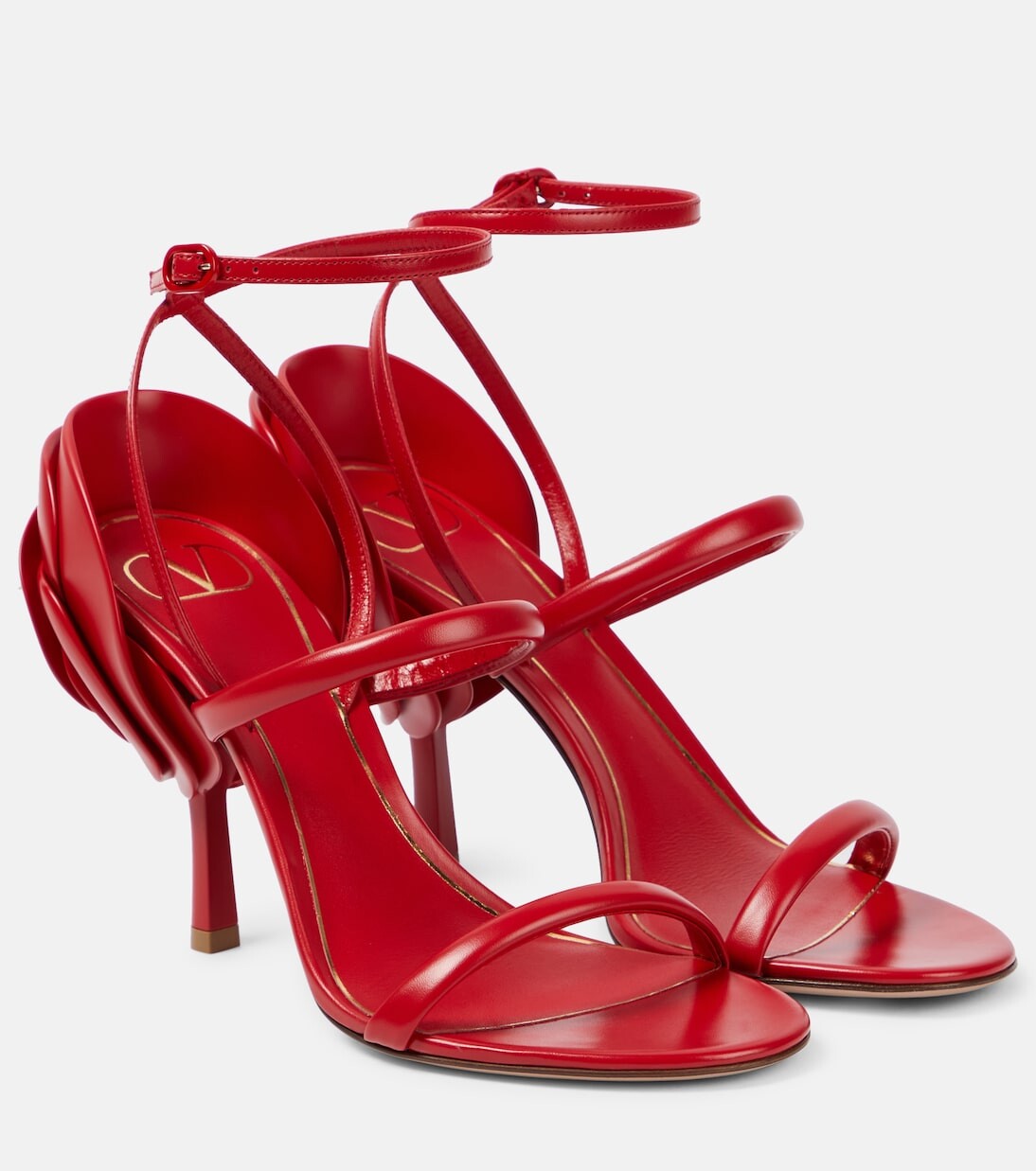 

Кожаные сандалии roserouche 1959 Valentino Garavani, красный