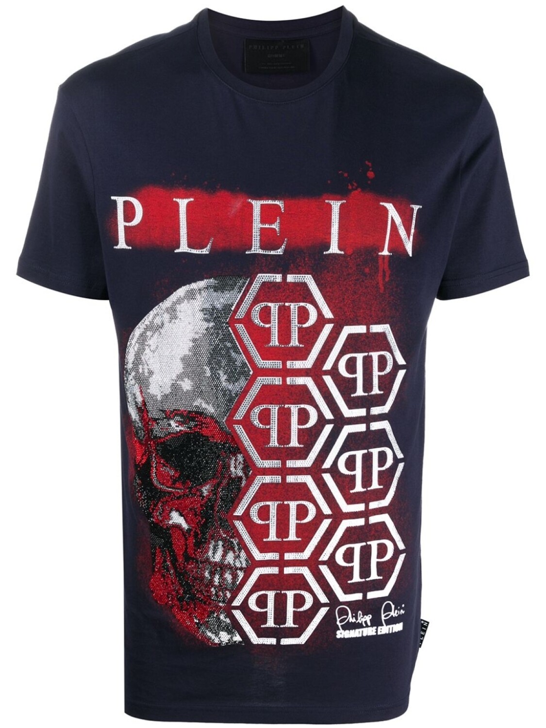 

Philipp Plein футболка с логотипом, синий