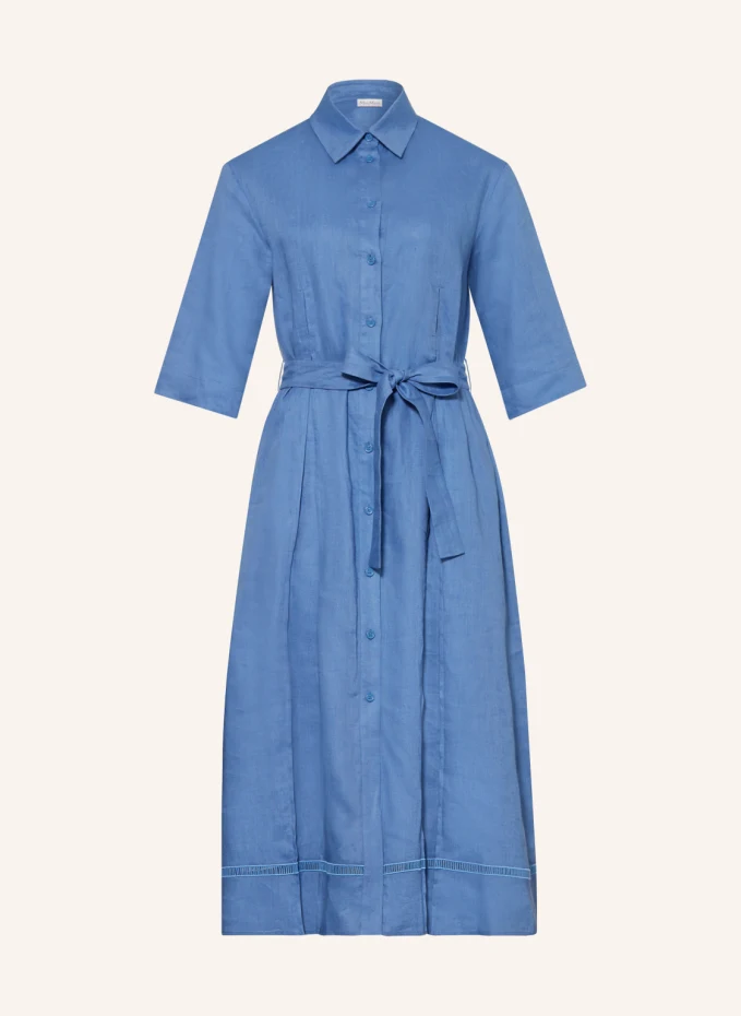 Nocino платье-рубашка из льна Maxmara Leisure, синий maxmara mm 0006 08a