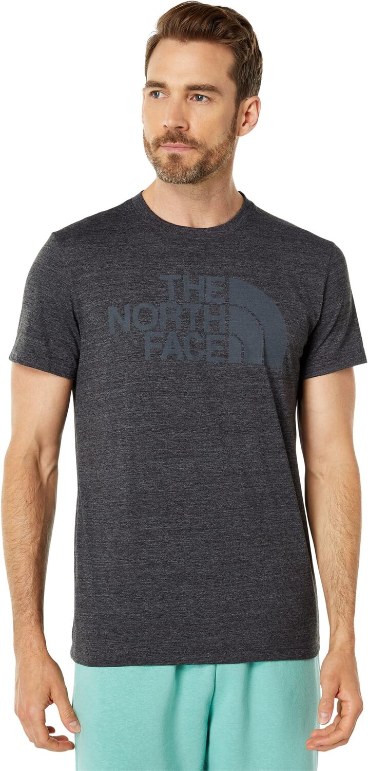 

Футболка Tri-Blend с коротким рукавом и полукуполом The North Face, цвет TNF Black Heather/TNF Black