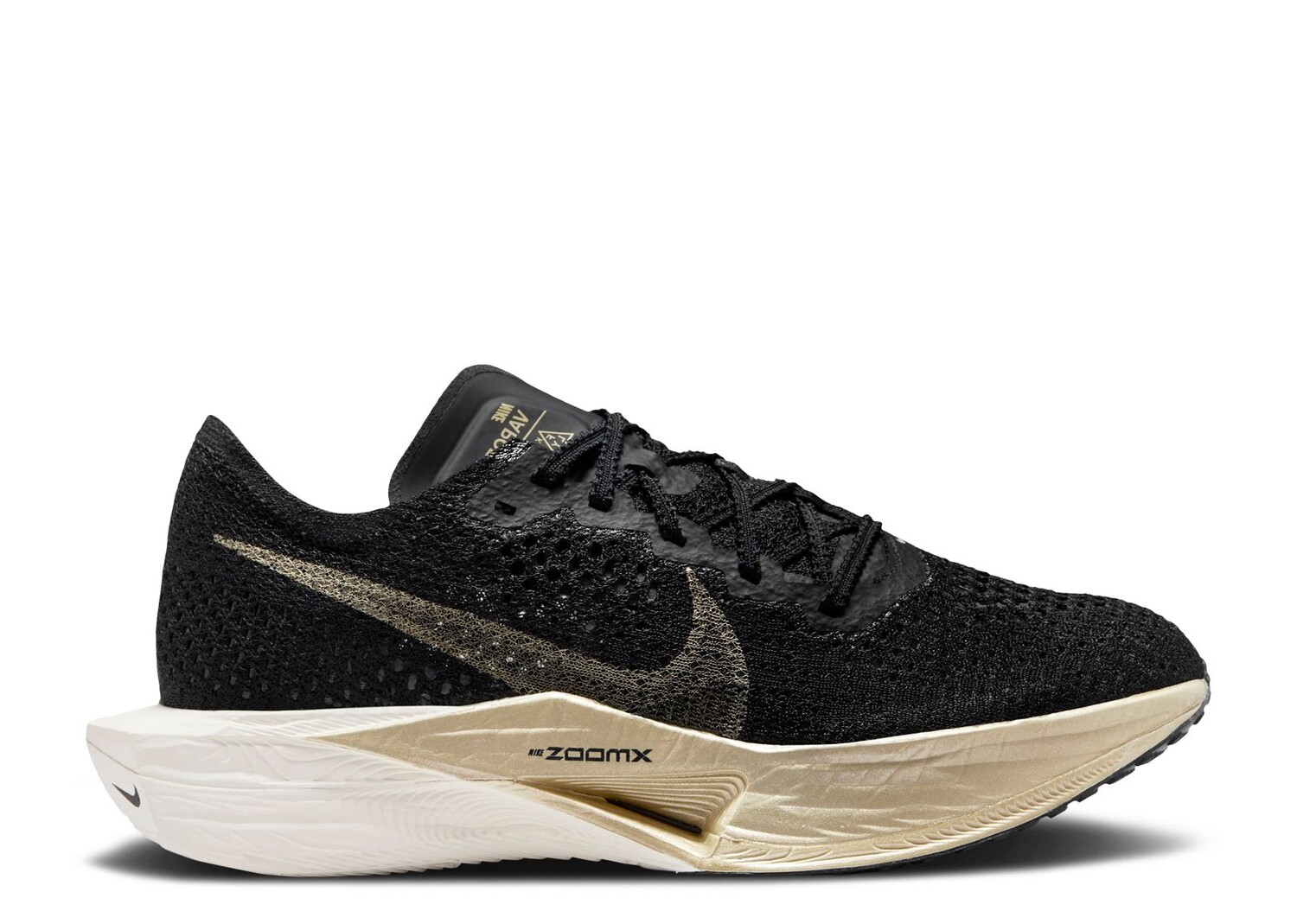 Кроссовки Nike Wmns Zoomx Vaporfly Next% 3 'Black Metallic Gold Grain', черный кроссовки nike wmns zoomx vaporfly next% 2 black metallic gold coin черный