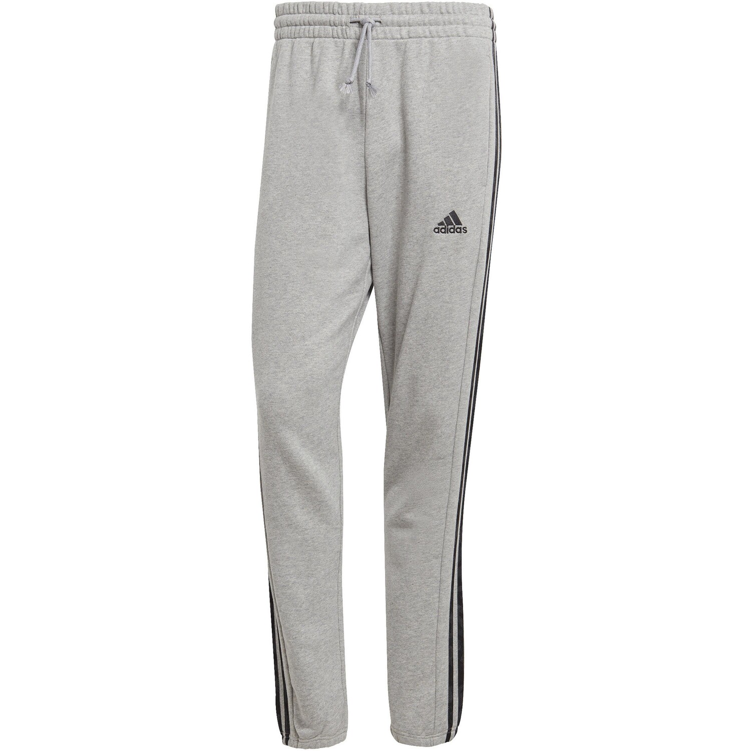 

Брюки Adidas Sportswear Trainingshose ESSENTIALS FRENCH TERRY 3 STREIFEN, средний серый вересково-черный