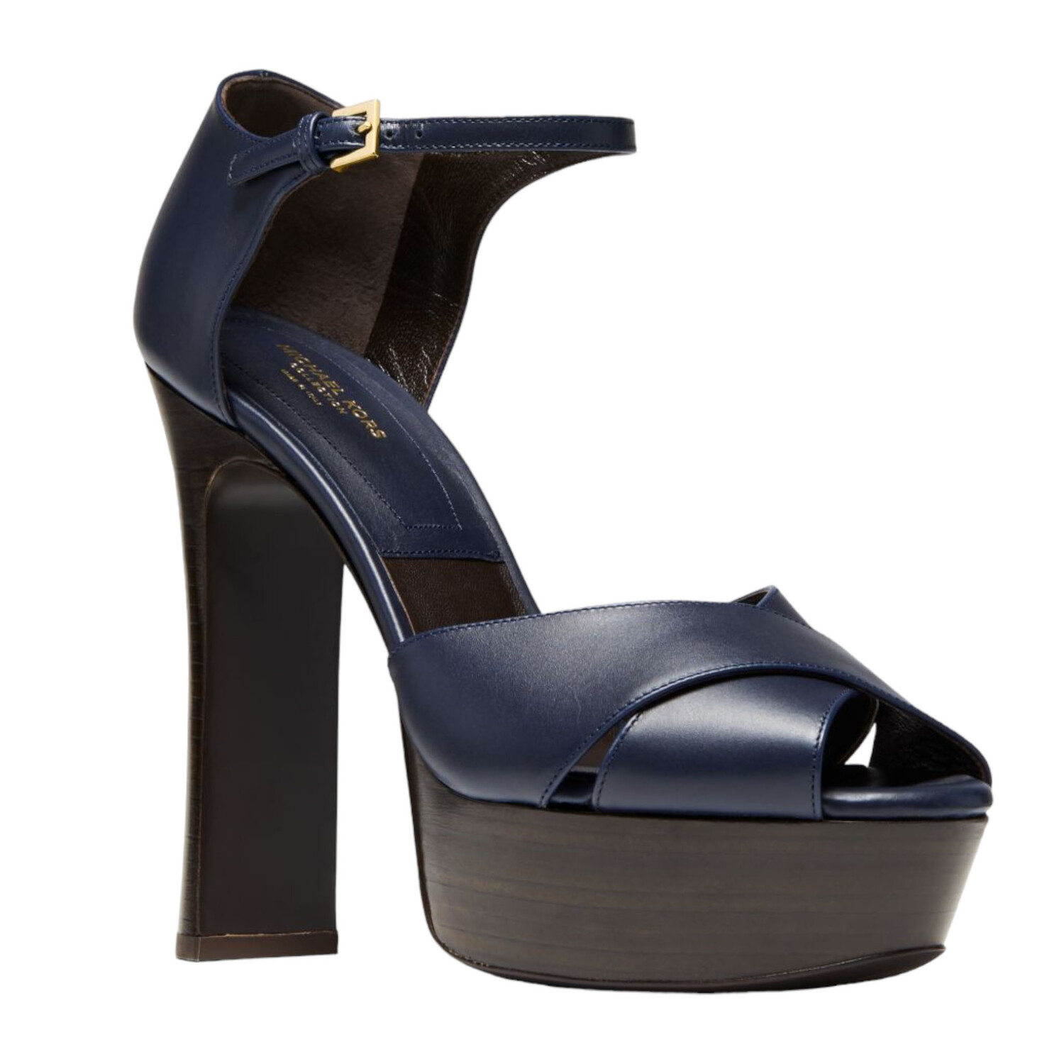 

Сандалии Michael Kors Huxley Leather Platform, синий