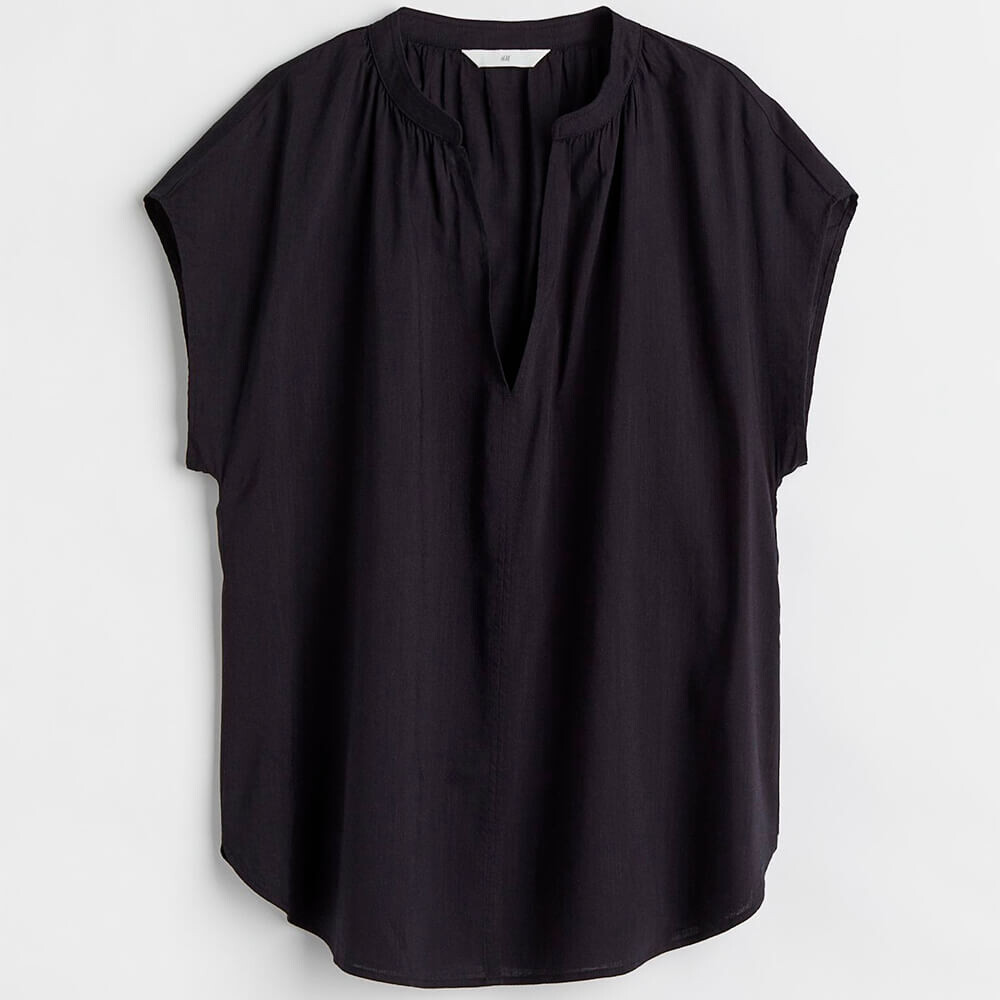

Футболка H&M V-neck, черный