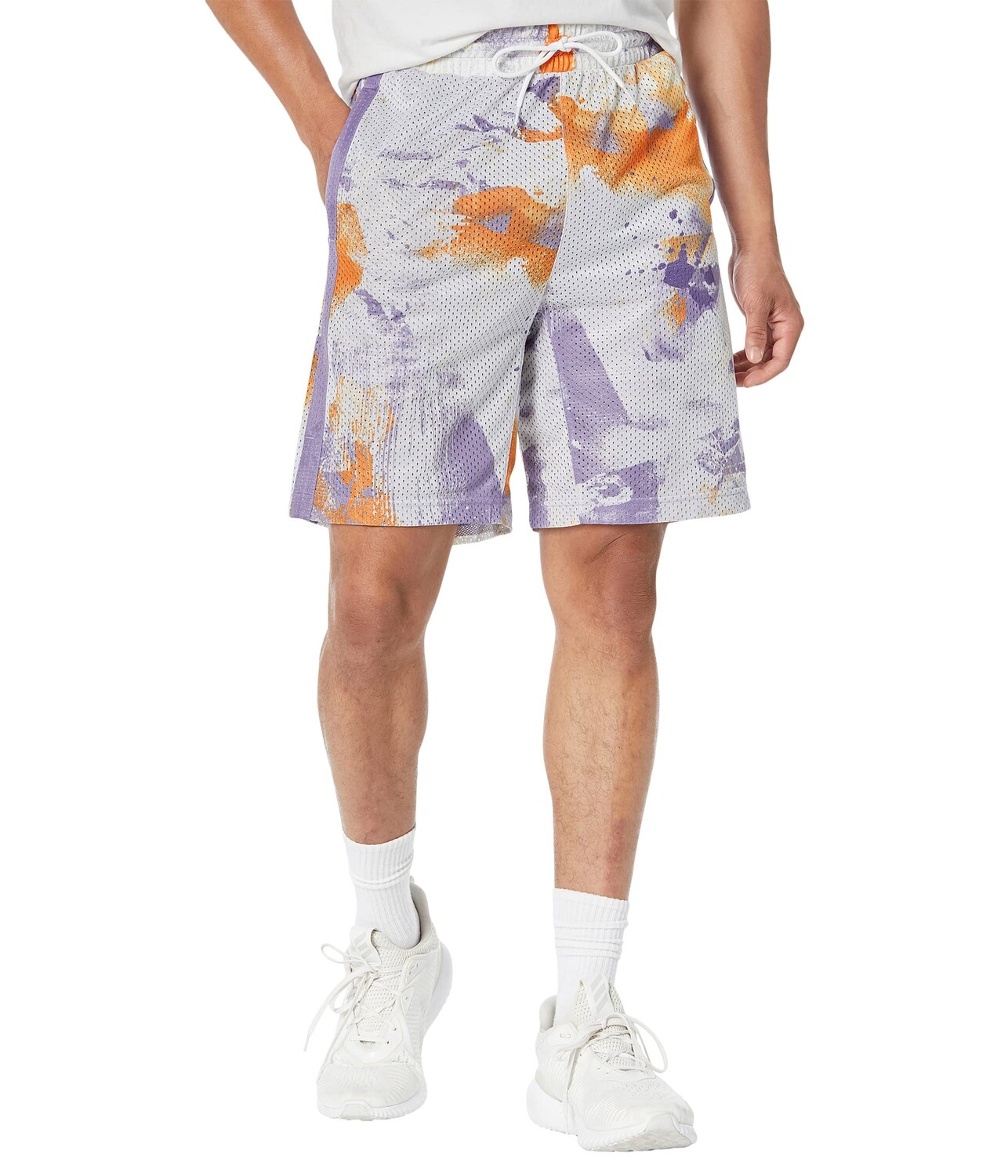 

Шорты adidas, Q2 Basketball All Over Printed Mesh Shorts