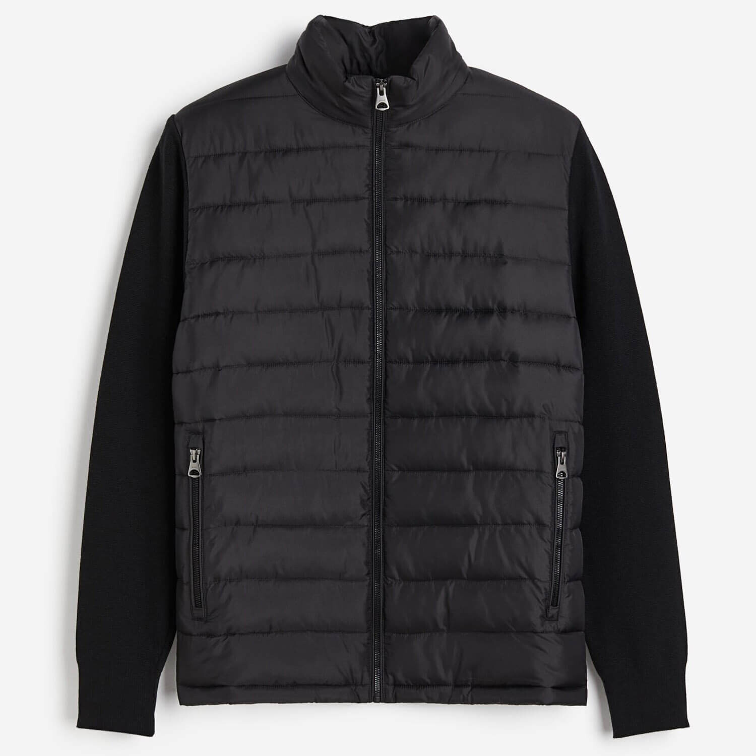 

Куртка H&M Slim Fit Padded, черный
