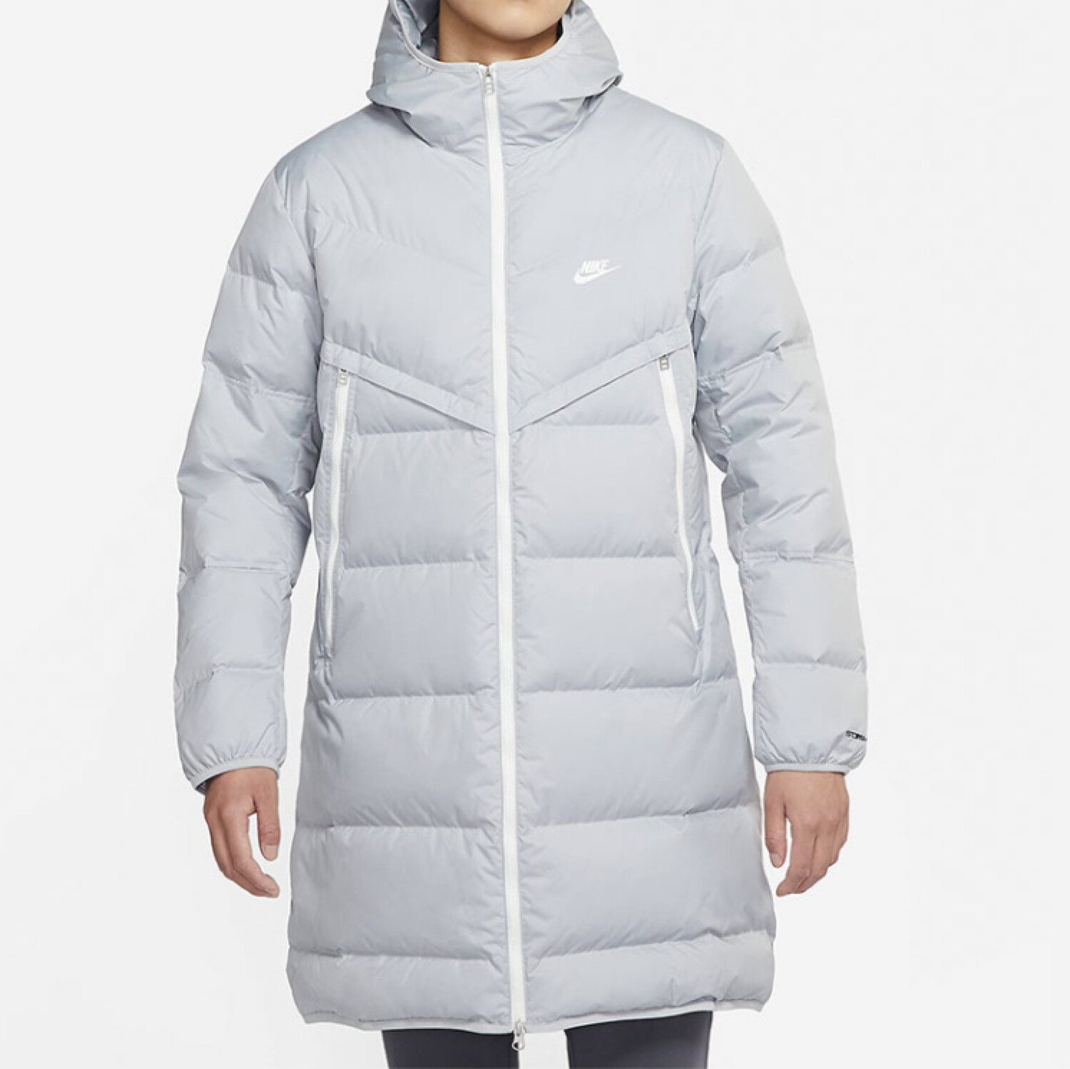 

Куртка Nike Storm-Fit Hooded Down, светло-серый