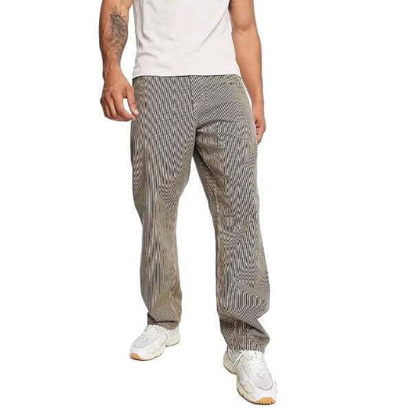 

Брюки Carhartt WIP Single Knee Hickory Stripe Straigh, коричневый
