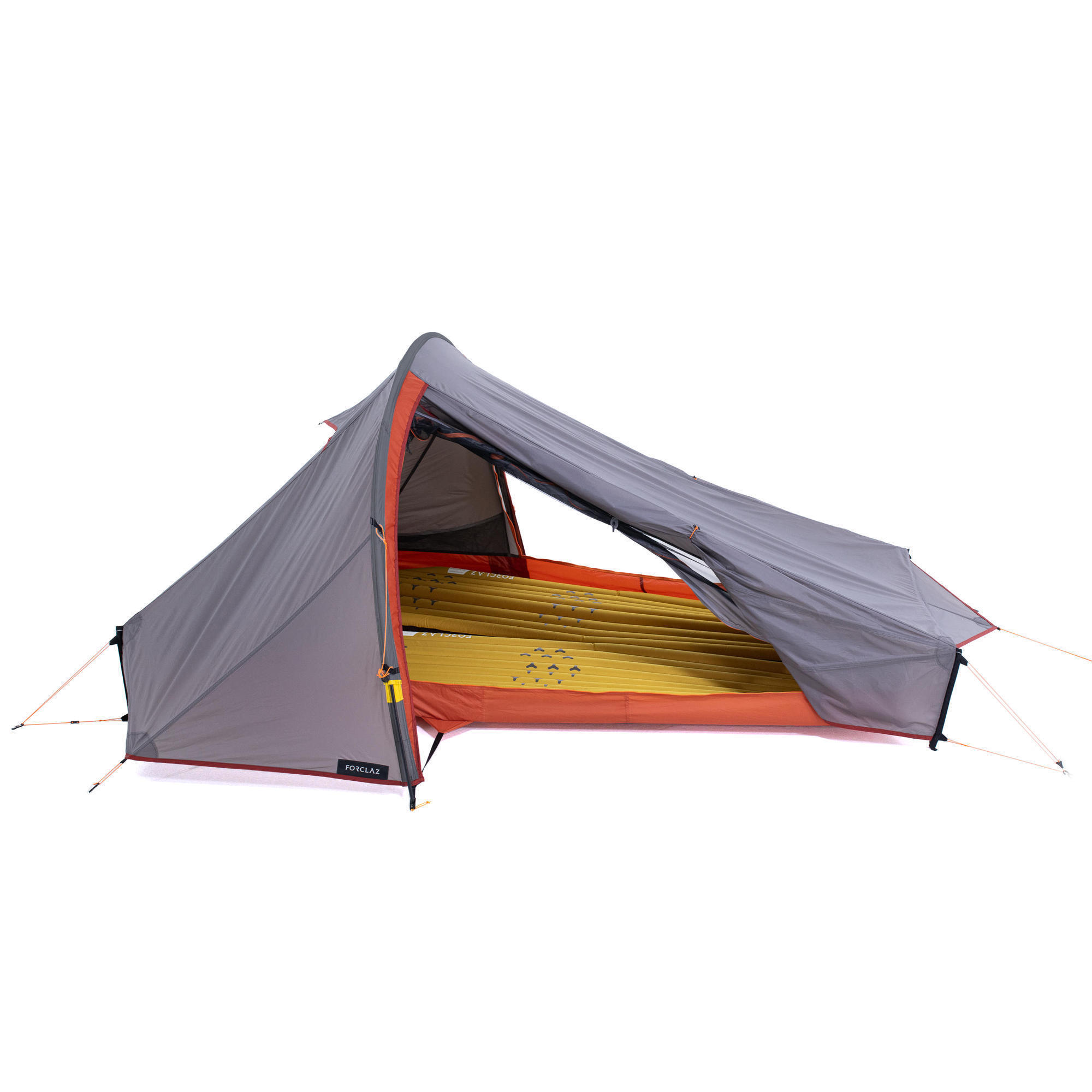 Палатка туристическая Forclaz Trek MT900 Ultralight 2х-местная, серый палатка туристическая аtemi irtysh 3a 3 местная серый