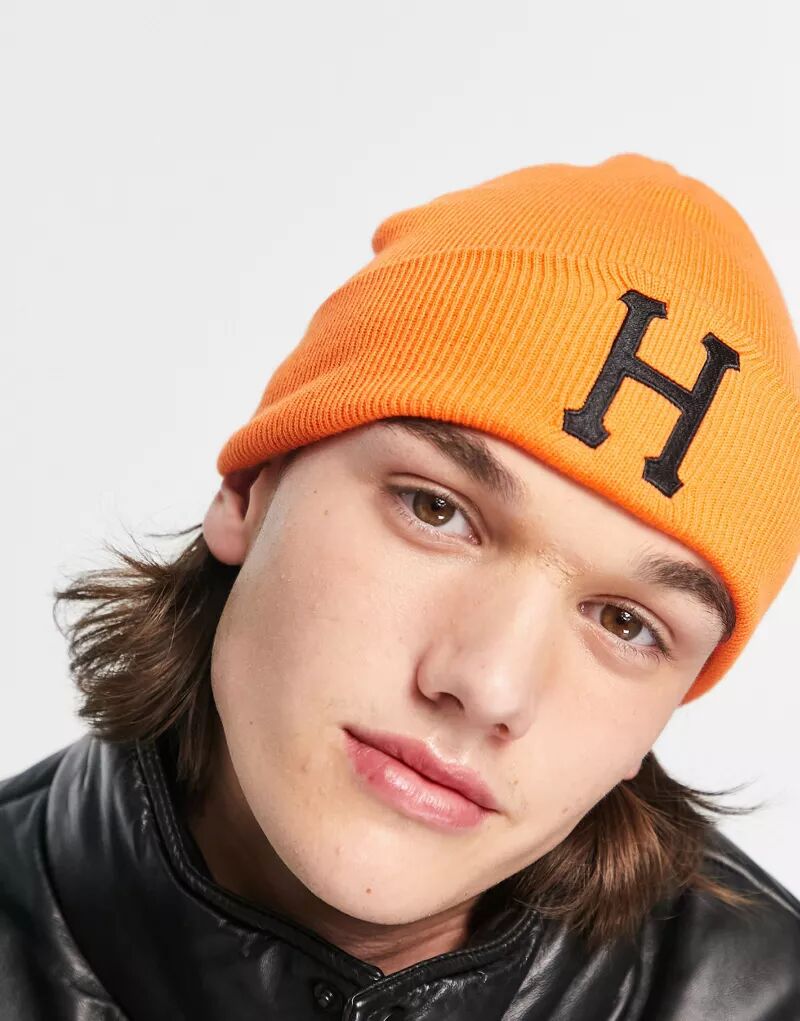 цена Оранжевая шапка HUF Forever