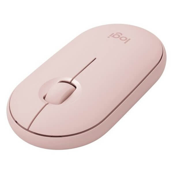 Мышь Logitech M350 Pebble, розовый - фото