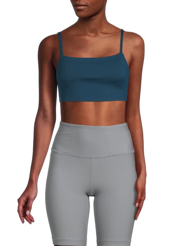 

Спортивный бюстгальтер с квадратным вырезом Sage Collective Blue
