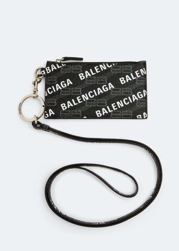 

Картхолдер BALENCIAGA Cash card holder on keyring, принт