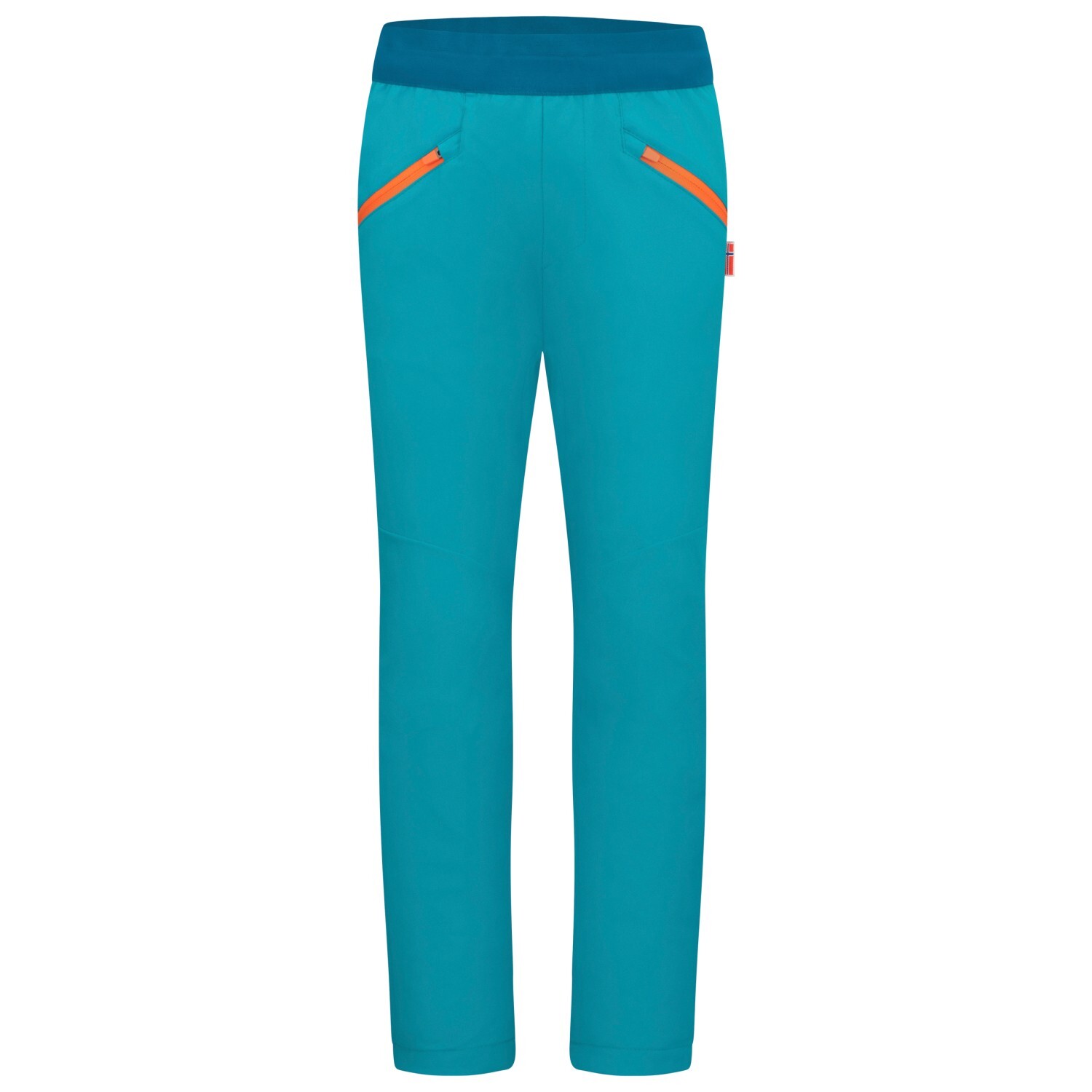 

Брюки Trollkids Kid's Tronfjell Pant, цвет Lake Blue/Bright Orange