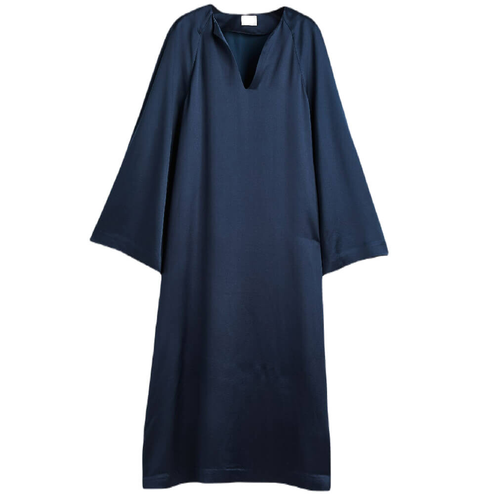 

Платье-туника H&M Silk-blend Tunic, темно-синий