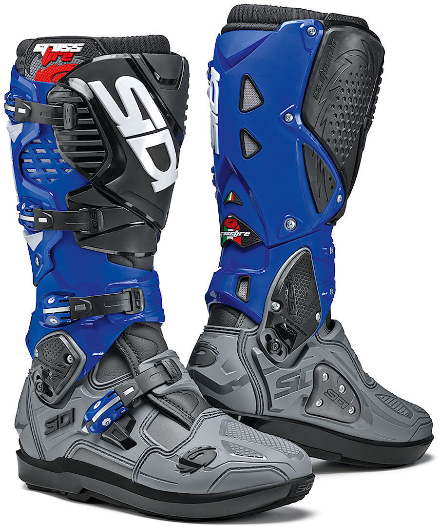 

Sidi Crossfire 3 SRS Мотокросс сапоги, синий/черный/серый
