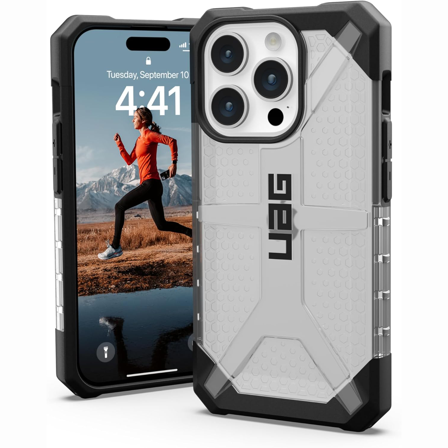 Чехол UAG Plasma для iPhone 15 Pro, Plasma - Ice – купить с доставкой из-за  рубежа через платформу «CDEK.Shopping»