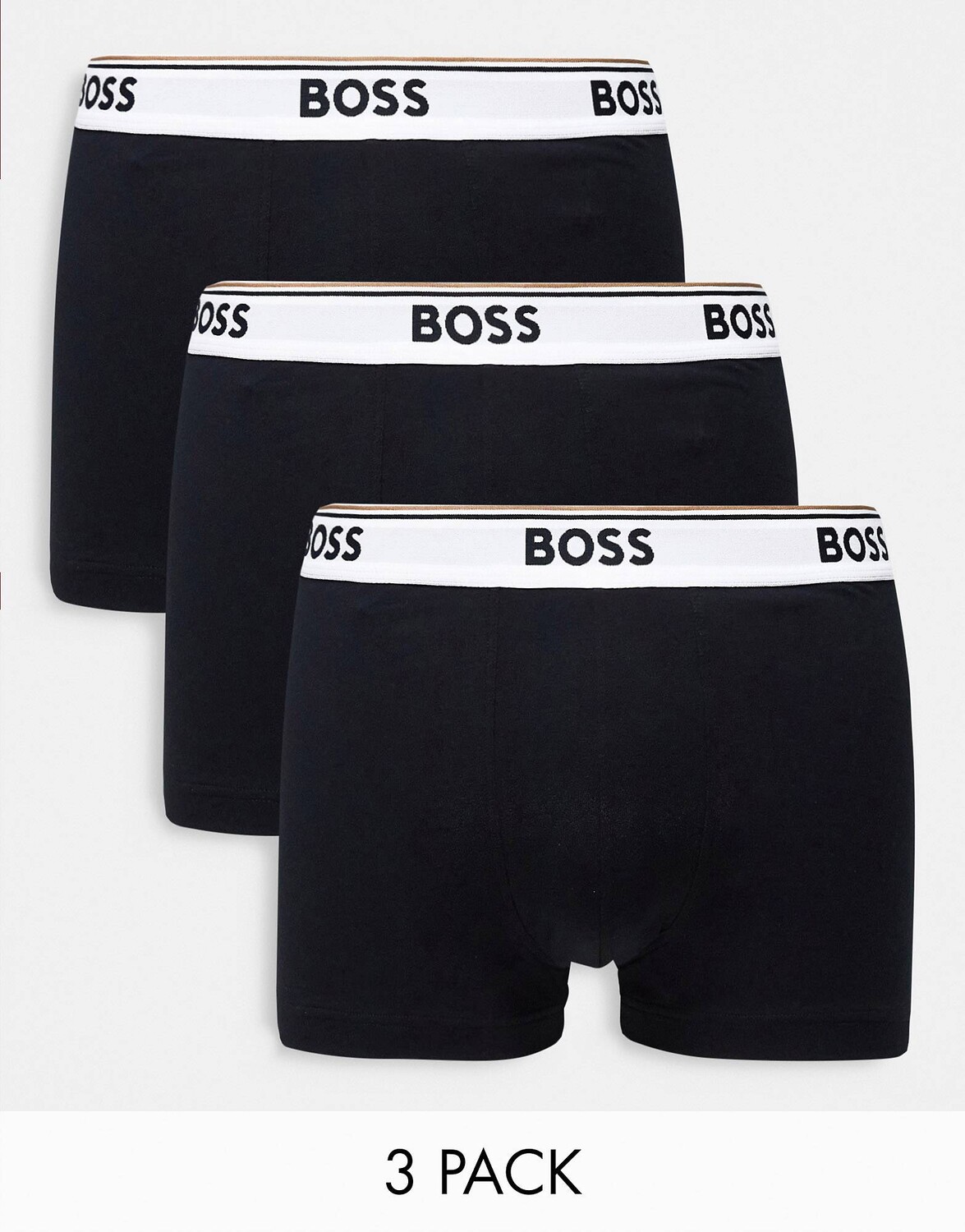 

Набор из 3 плавок черного цвета с контрастным поясом BOSS Bodywear