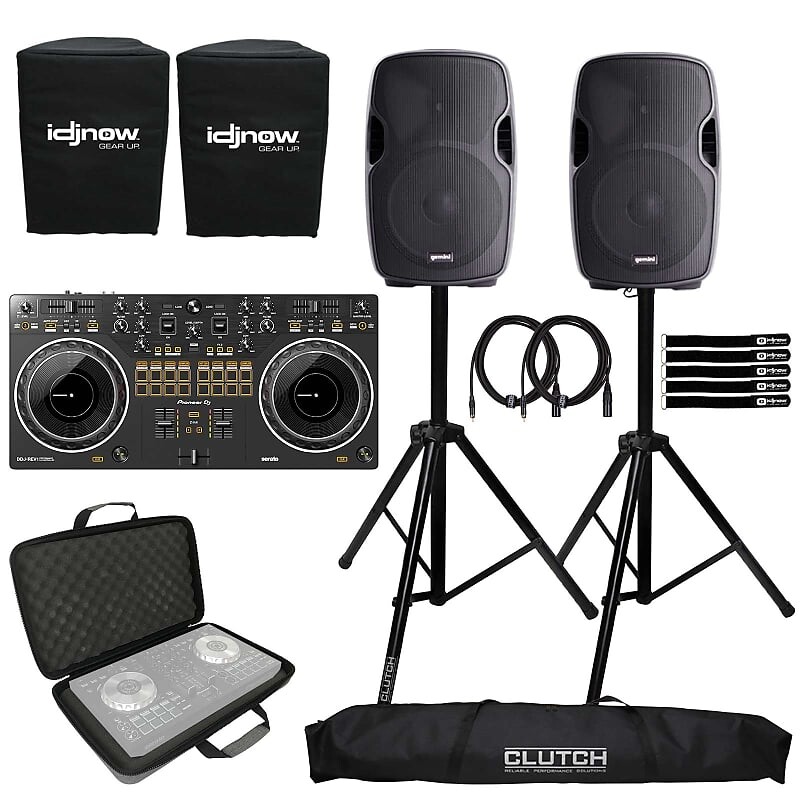 

2-канальный DJ-контроллер Pioneer DDJ-REV1 Scratch Style с 12-дюймовыми динамиками PA Pioneer DDJ-REV1 Scratch Style 2-Channel DJ Controller w 12" PA Speakers Pack