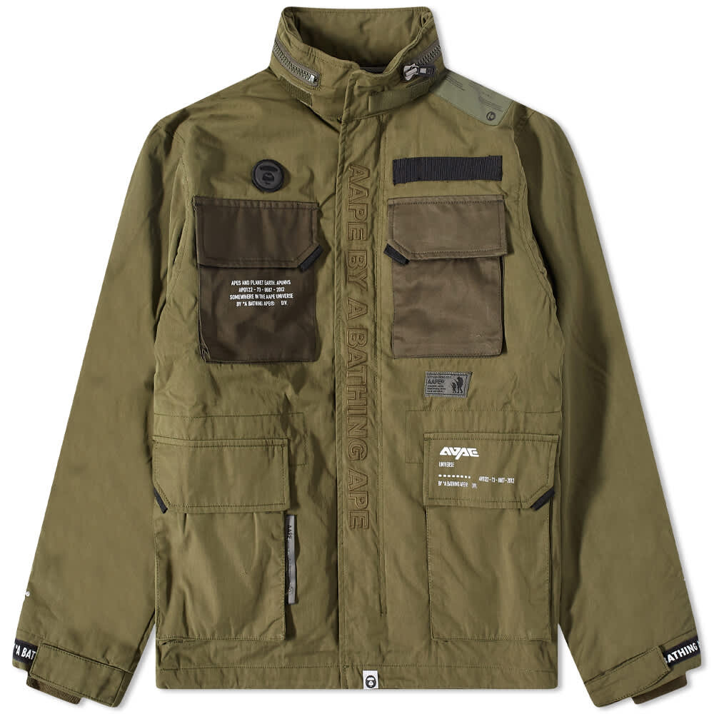 

Куртка APE Liner M-65 AAPE by A Bathing Ape, Серый