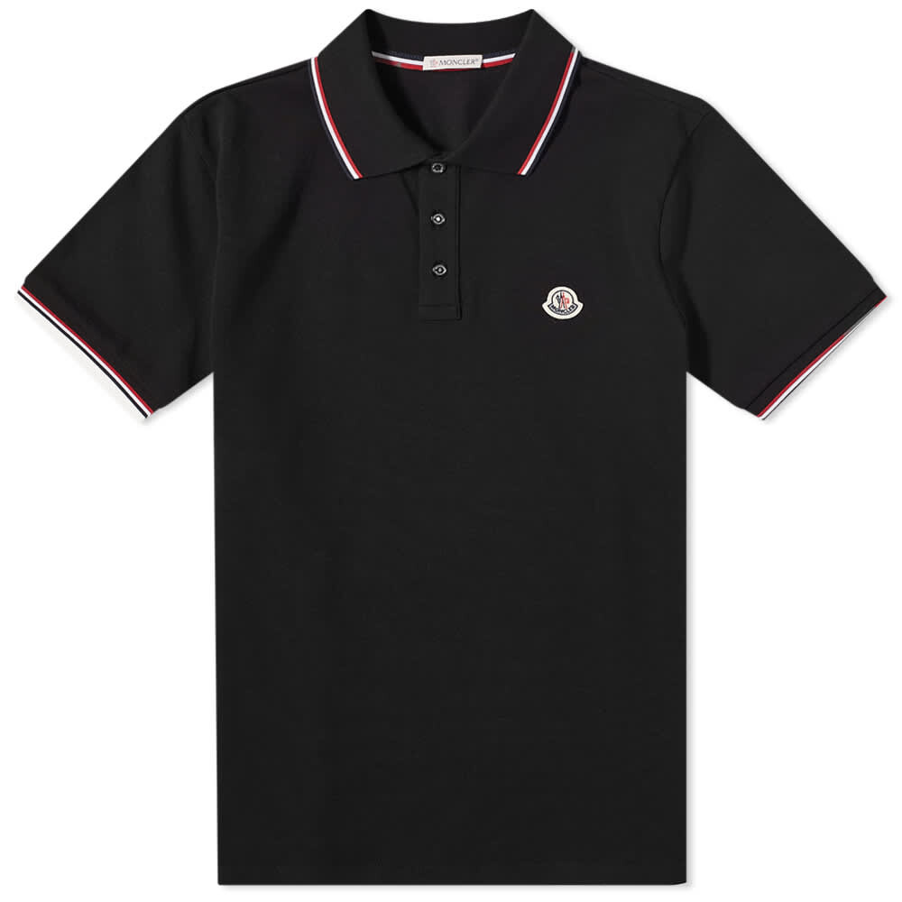 

Футболка Moncler Classic Logo Polo, Серый, Футболка Moncler Classic Logo Polo