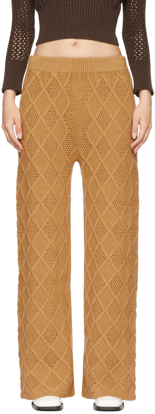 

Брюки SSENSE Exclusive Tan Wafer Lounge Pants Isa Boulder, Коричневый