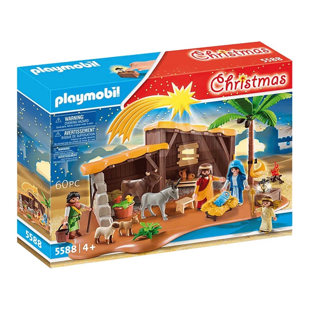 цена Конструктор Playmobil 5588 Большой Рождественский вертеп